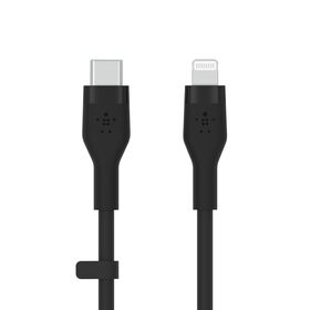 USB-C 线缆（带 Lightning 连接器）, 黑色, hi-res