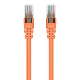CAT5e Ethernet Patch Cable Snagless, RJ45, M/M, Orange, hi-res