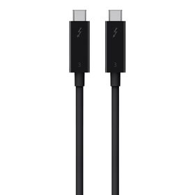 Thunderbolt&trade; 3 线缆（USB-C&trade; 转 USB-C）（100 瓦）（2 米）, 黑色, hi-res