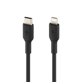 USB-C 转 Lightning 数据线（2 米/6.6 英尺，黑色）, 黑色, hi-res