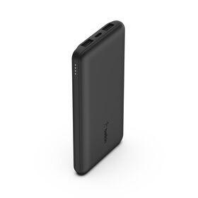 USB-C 便携式移动电源 10000mAh + USB-A 转 USB-C 线缆, 黑色, hi-res