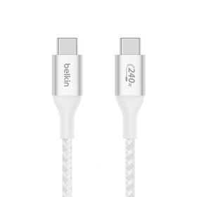 USB-C&reg; 转 USB-C 充电线 240W, 白色的, hi-res