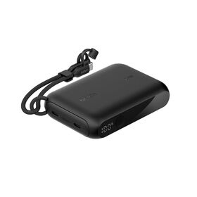 Power Bank 10K with Display, Black, hi-res