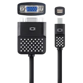 Mini DisplayPort to VGA Adapter, Black, hi-res